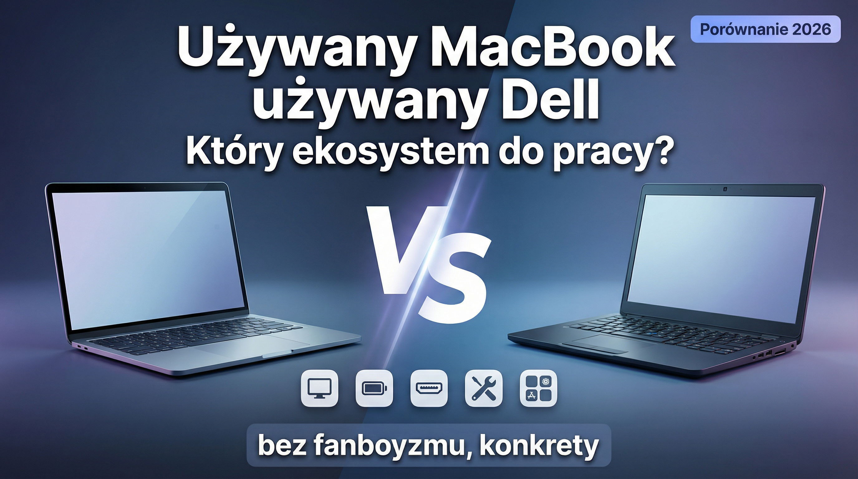 Używany MacBook vs Używany Dell – Który Ekosystem Wybrać do Pracy w 2026? Szczere Porównanie dla Niezdecydowanych