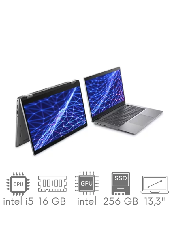 2w1 DELL Latitude 5330 i5-1245u 16GB 256SSD 13,3 FHD 1920x1080 Touch Wifi BT Win11pro Gw12mc