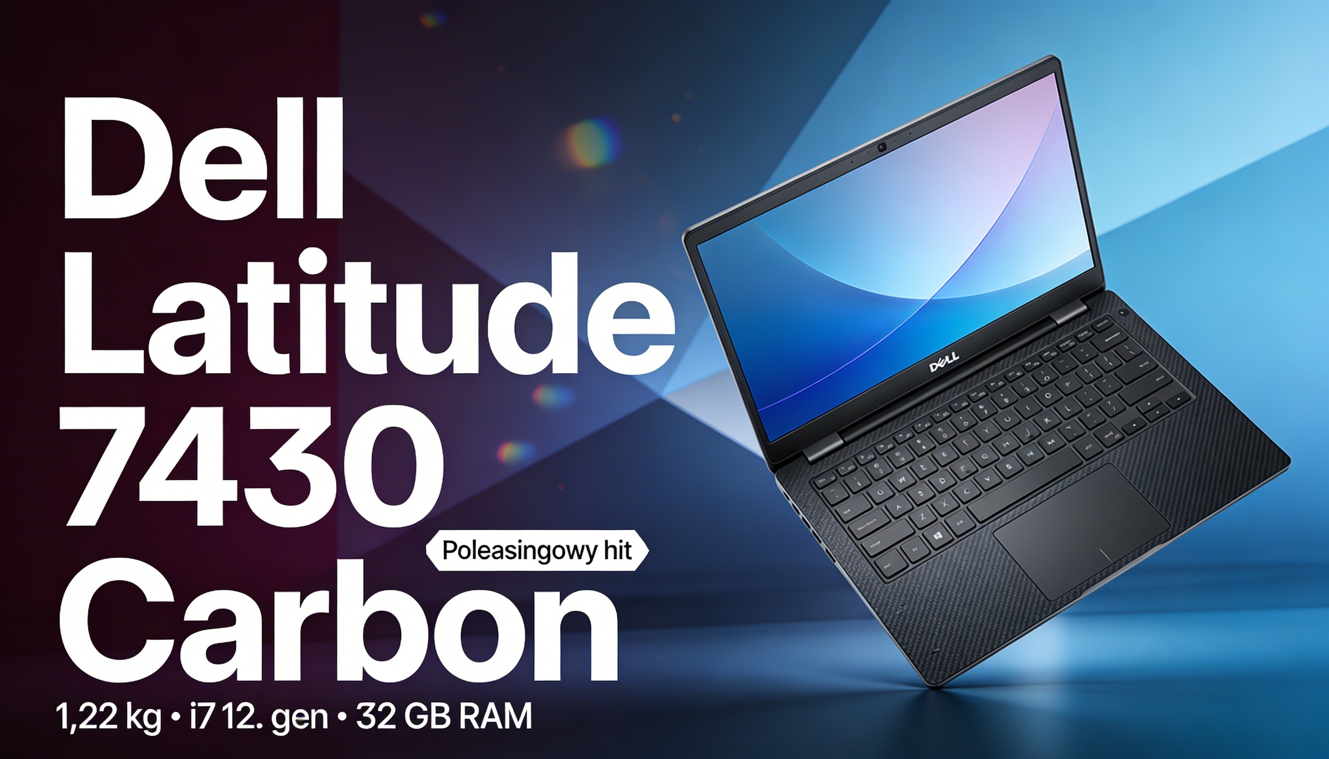 Dell Latitude 7430 Carbon – Korporacyjny Ultrabook z obudową z włókna węglowego,w cenie, która zaskakuje.