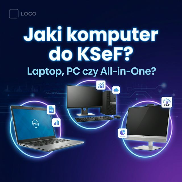 Jaki komputer do obsługi KSeF? Laptop, All-in-One czy stacjonarny – praktyczny poradnik dla biura rachunkowego i firmy