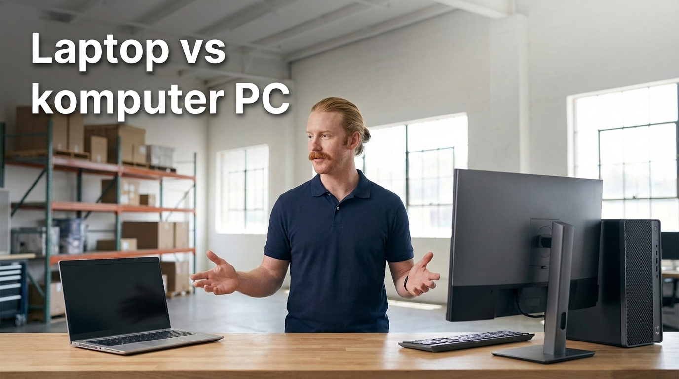 Laptop a komputer stacjonarny w firmie – co wybrać w 2026 roku? Szczere porównanie od Dawida z AG.pl