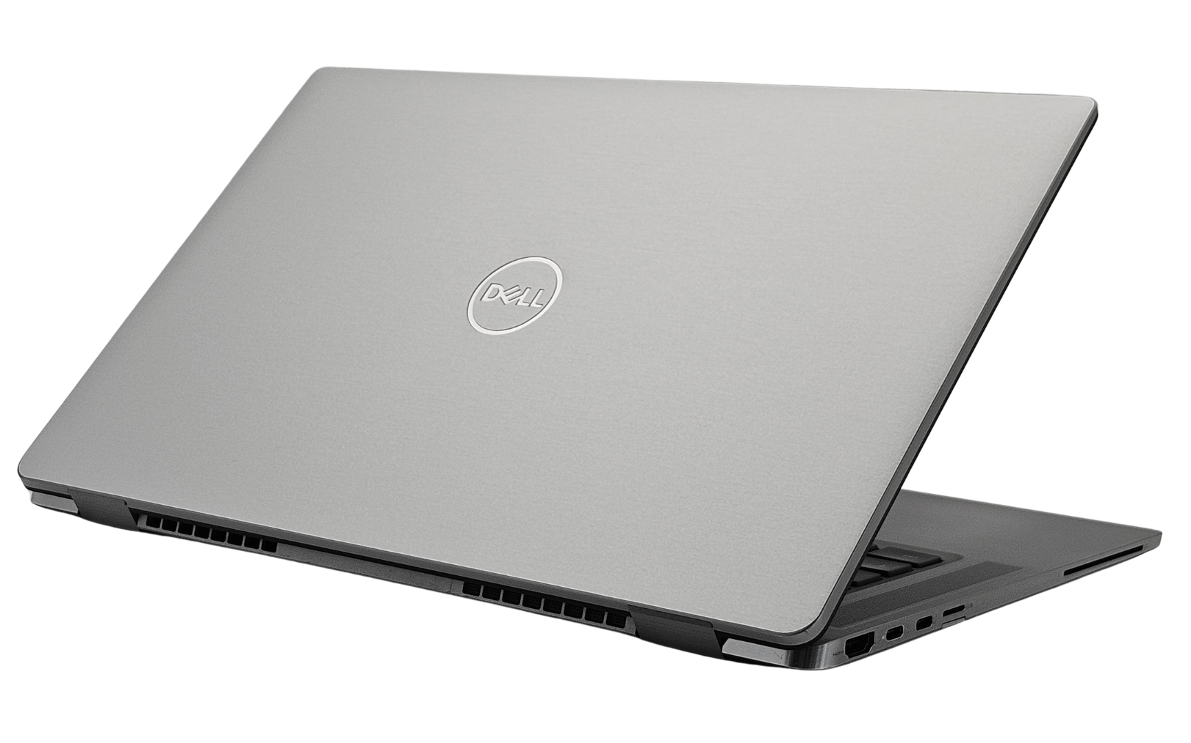 Dell Latitude 9510 – aluminiowa klapa z logo Dell, widok z tyłu
