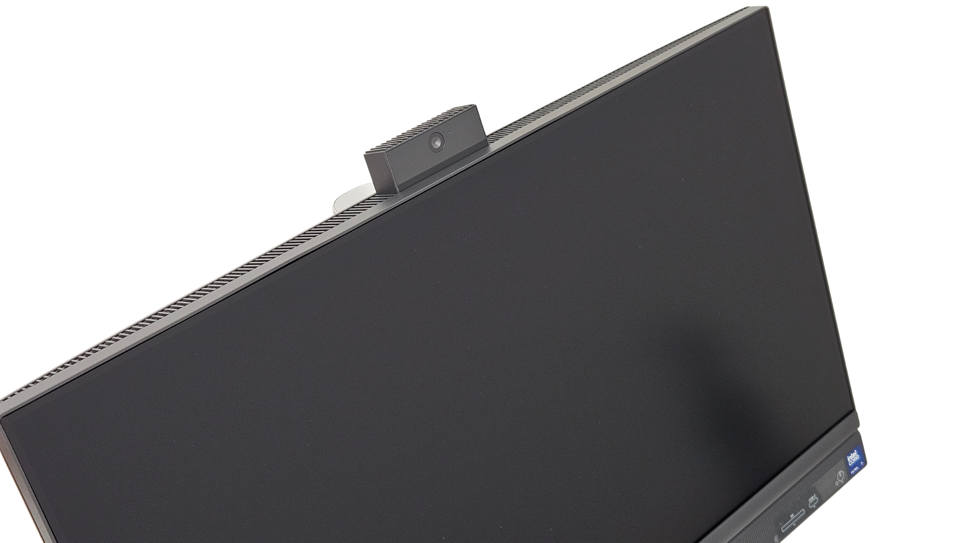 Dell Pro 24 AiO QC24250 — widok z tyłu z podstawą