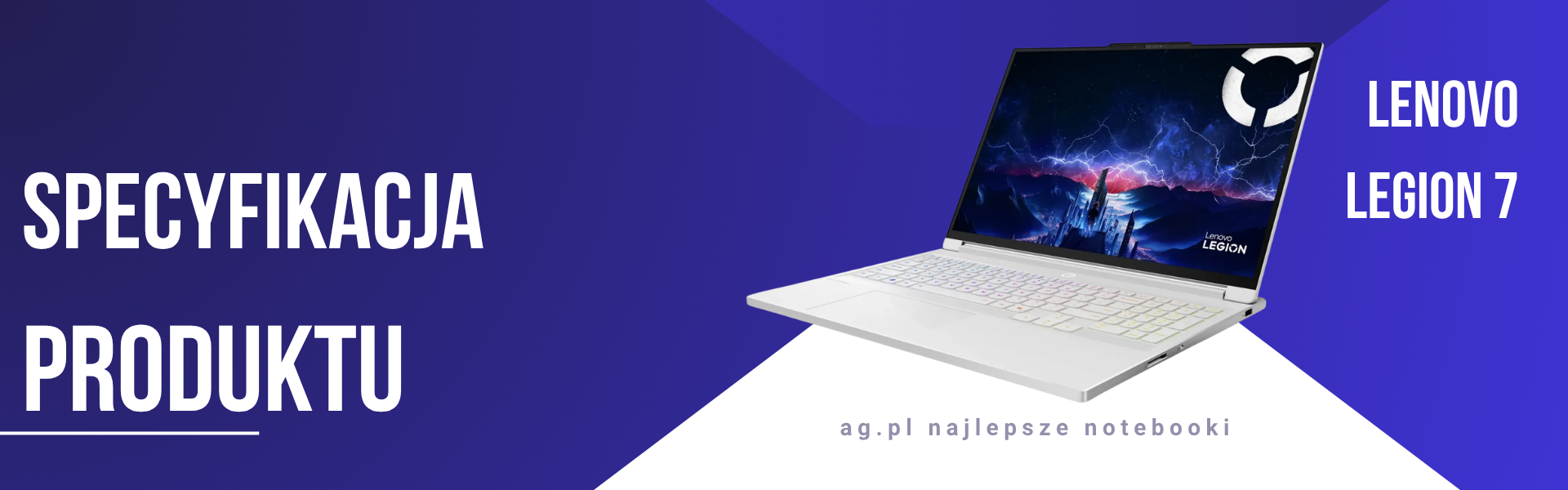 Lenovo Legion 7 - laptop gamingowy AG.pl