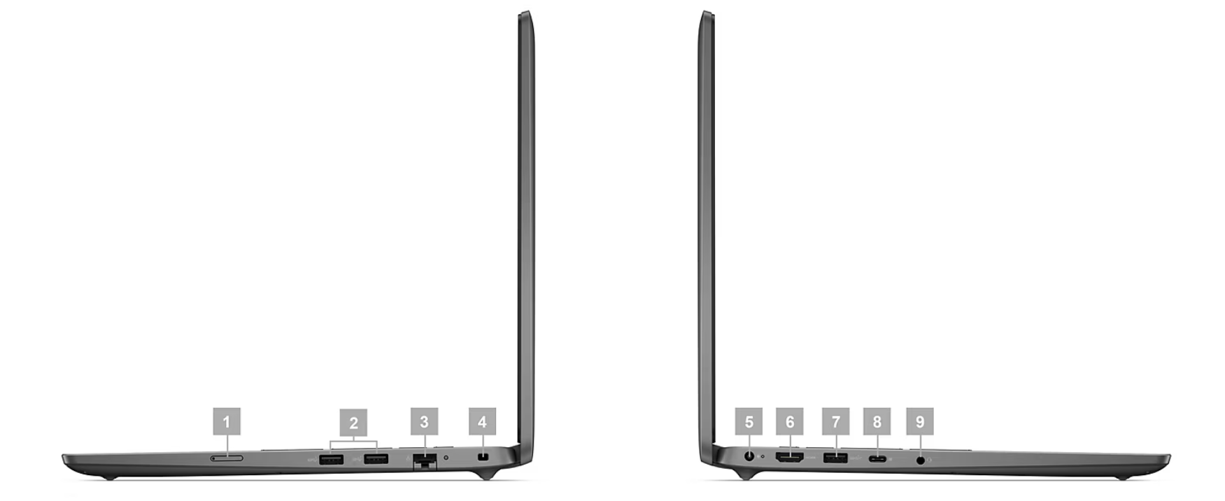 Porty Dell Latitude 3540 - szczegółowy widok
