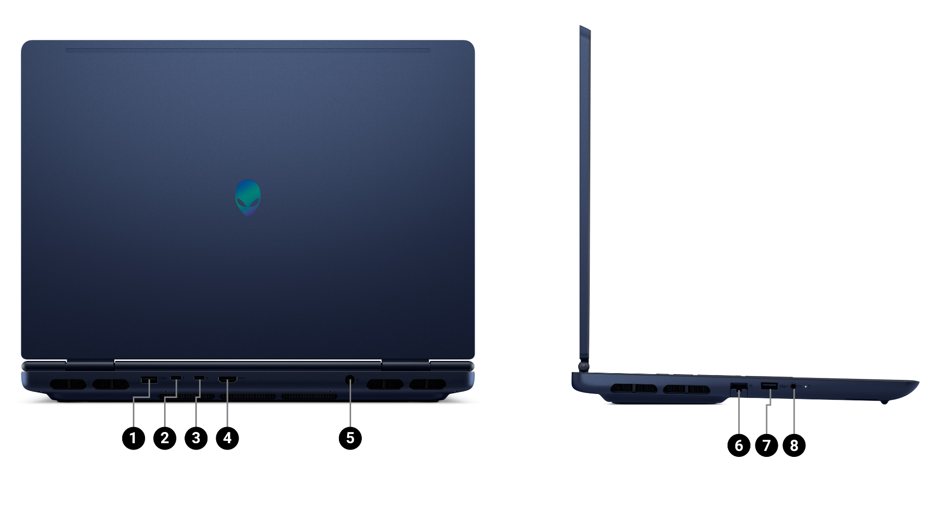 porty dell alienware aurora