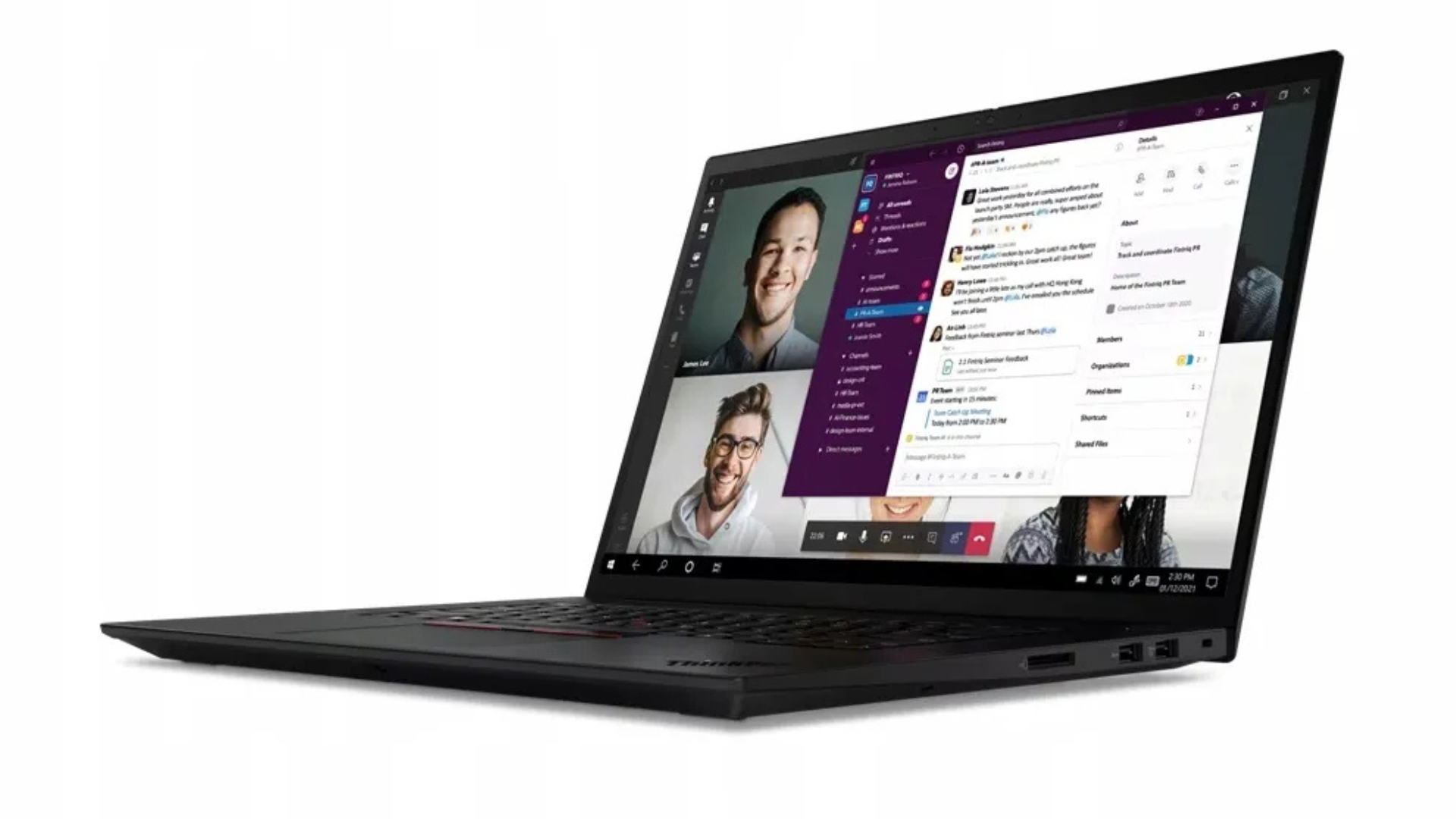 Lenovo ThinkPad X1 Extreme Gen 4 – widok z przodu, realne zdjęcie AG.pl