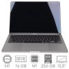 Apple MacBook Pro 13 A2338 M1 16GB 256GB SSD 13,3" Retina 2560x1600 WiFi BT Kam OS Sequoia PL Gw12mc