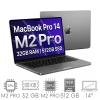 Apple MacBook Pro 14 2023 A2779 M2 PRO 32GB 512GB SSD 14,2" Liquid Retina XDR 3024x1964 WiFi BT Kam MacOS Tahoe PL Gw12mc