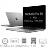 Apple MacBook Pro 16 A2485 M1 Max 64GB 1TB SSD 16,2" Liquid Retina XDR 3456x2234 WiFi BT Kam MacOS Tahoe PL Gw12mc