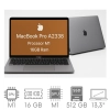 Apple MacBook Pro 13 A2338 M1 16GB 512GB SSD 13,3" Retina 2560x1600 WiFi BT Kam OS Sequoia PL Gw12mc