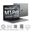 Apple MacBook Pro 16 A2485 M1 PRO 32GB 1TB SSD 16,2" Liquid Retina XDR 3456x2234 WiFi BT Kam MacOS Tahoe PL Gw12mc