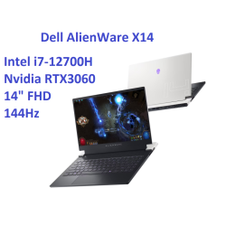 DELL Alienware X14 i7-12700H 16GB 2TB SSD 14” FHD 1920x1080 144Hz GeForce RTX3060 6GB WiFi BT Kam Win11 gw12mc