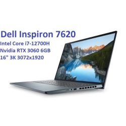 Dell Inspiron 16 Plus 7620 i7-12700H 16GB 512GB SSD 16 3K 3072x1920 matt GeForce RTX 3060 6GB Kam WiFi BT Win11 gw12mc