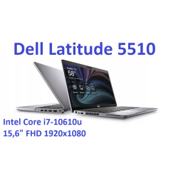 Dell Latitude 5510 i7-10610u 16GB 512SSD 15,6 FHD 1920x1080 matt WiFi BT Kam win10pro GW12mc