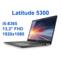 Dell Latitude 5300 i5-8365 16GB 256SSD 13,3 FHD 1920x1080 matt WiFi BT Kam win10/11pro GW12mc