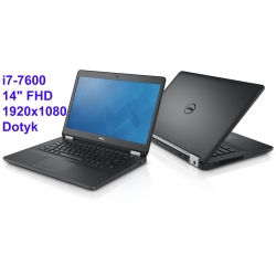 Ultrabook Dell Latitude 5480 i7-7600u 8GB 512SSD 14 FHD 1920x1080 Dotyk 4G LTE WiFi BT KAM win10pro gw12mc