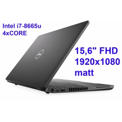 Dell Latitude 5500 i7-8665u 8GB 1TB SSD 15,6 FHD 1920x1080 matt WiFi BT Kam win10pro GW12mc
