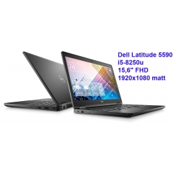 Dell Latitude 5590 i5-8250 8GB 256SSD 15,6 FHD 1920x1080 WiFi Kam win10/11pro GW12mc