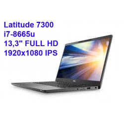 Dell Latitude 7300 i7-8665 8GB 256SSD 13,3 FHD 1920x1080 matt WiFi BT Kam win10/11pro GW12mc