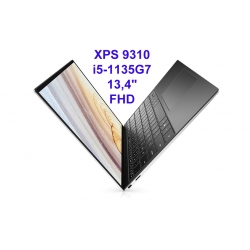 Bezramkowy aluminiowy ultrabook Dell XPS 9310 i5-1135G7 8GB 1TB SSD 13,4 FHD 1920x1200 matt Iris Xe WiFi BT Kam win11 PL Gw12mc