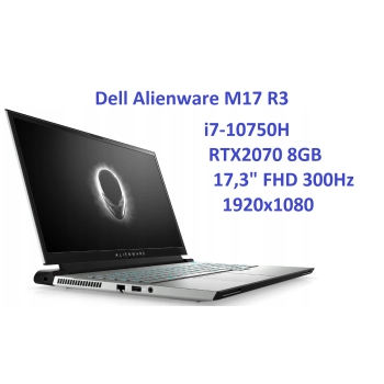DELL Alienware M17 R3 i7-10750H 16GB 1TB SSD 17,3” 1920x1080 300Hz GeForce RTX2070 Super 8GB WiFi BT Kam Win10 gw12mc