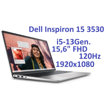 Dell Inspiron 3530 i5-1335U 16GB 1TB  SSD 15,6" FHD 1920x1080 120Hz Kam WiFi BT Win11 gw12mc