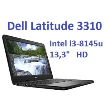 DELL Latitude 3310 i3-8145u 8GB 512 SSD 13,3" HD 1366x768 WiFi BT Kam win10pro GW12mc