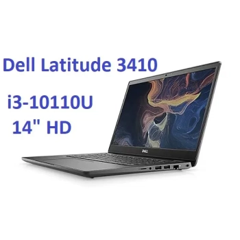 Dell Latitude 3410 i3-10110U 8GB 256SSD 14" HD 1366x768 matt Kam WiFi BT WIN10Pro Gw12mc