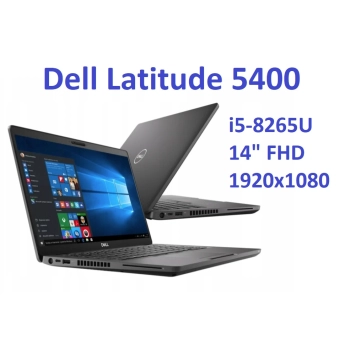 Dell Latitude 5400 i5-8265U 16GB 256SSD 14" FHD 1920x1080 matt WiFi BT Kam win10pro GW12mc