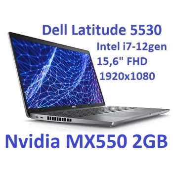DELL Latitude 5530 i7-1265U 32GB 1TB SSD 15,6" FHD 1920x1080 Geforce MX550 matt WiFi BT KAM Win11pro gw12mc