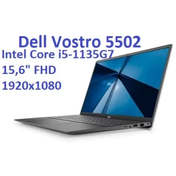 Dell Vostro 5502 i5-1135G7 16GB 512SSD 15,6" FHD 1920x1080 matt Iris Xe Kam WiFi BT Win11 gw12mc