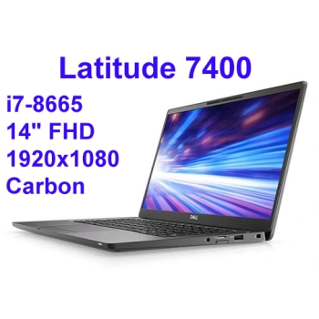 Dell Latitude 7400 i7-8665u 16GB 512SSD 14" FHD 1920x1080 matt WiFi BT Kam win10pro GW12mc