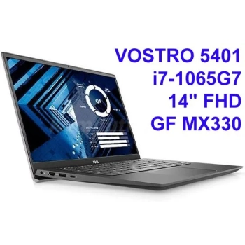 Dell Vostro 5401 i7-1065G7 16GB 512SSD 14" FHD 1920x1080 Nvidia MX330 Kam WiFi BT Win10 gw12mc