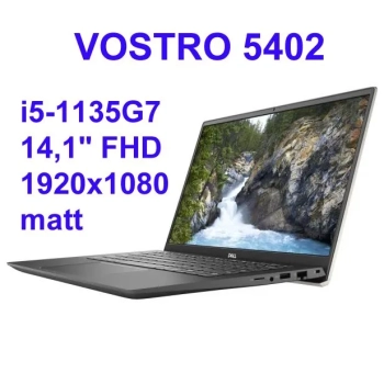 Dell Vostro 5402 i5-1135G7 16GB 512SSD 14" FHD 1920x1080 matt Kam WiFi BT Win11 gw12mc
