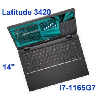 Dell Latitude 3420 i7-1165G7 8GB 256SSD 14" HD matt Kam WiFi BT W11pro Gw12mc