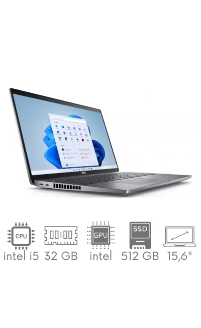 Dell Latitude 5520 i5-1135G7 32GB 512GB SSD 15,6" FHD 1920x1080 matt Intel IRIS Xe WiFi BT Kam Win11pro klaw.PL GW12mc