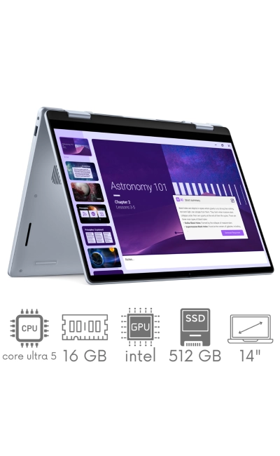Dell 14 Plus DB04250 Ultra 5 226V 16GB 512 SSD 14,0" FHD+ 1920x1200 Dotyk Kam WiFi BT Win11 GW12MC
