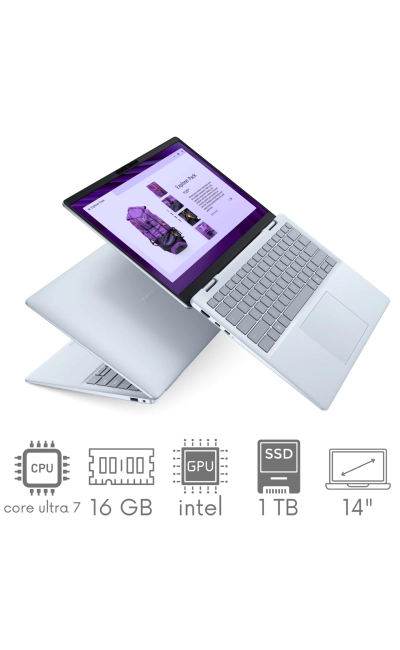 Dell 14 Plus DB14250 Ultra 7 256V 16GB 1TB SSD 14,0" FHD+ 1920x1200 Dotyk Kam WiFi BT Win11 GW12MC