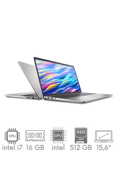 Dell 15 DC15250 i7-1355U 16GB 512 SSD 15,6" FHD 1920x1080 120Hz Kam WiFi BT Win11 gw12mc
