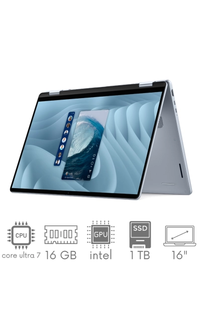 2w1 Dell 16 Plus DB06250 Ultra 7 256V 16GB 1TB SSD 16,0" FHD+ 1920x1200 Kam WiFi BT Win11Pro GW12MC