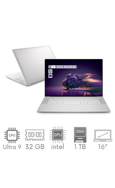 Dell XPS 16 Premium DA16250 Ultra 9 285H 32GB 1TB SSD 16,3" FHD+ 1920x1200 120Hz WiFi BT Kam Win11 PL Gw12mc