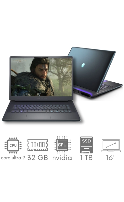 DELL Alienware 16 Area-51 AA16250 Ultra 9 275HX 32GB 1TB SSD 16" QHD+ 2560x1600 240Hz GeForce RTX5070 8GB WiFi BT Kam Win11 Gw12mc
