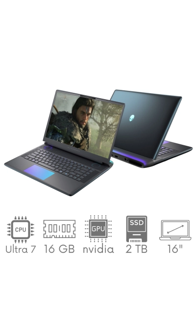 DELL Alienware 16 Area-51 AA16250 Ultra 7 255HX 16GB 2TB SSD 16" QHD+ 2560x1600 240Hz GeForce RTX5070 8GB WiFi BT Kam Win11 Gw12mc