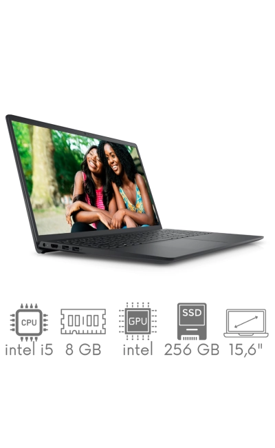 Dell Inspiron 3511 i5-1135G7 8GB 256 SSD 15,6" FHD 1920x1080 Kam WiFi BT Win11 gw12mc