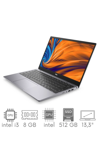 Dell Latitude 3320 i3-1125G4 8GB 512SSD 13,3" FHD 1920x1080 matt KAM WiFi BT win11pro GW12mc