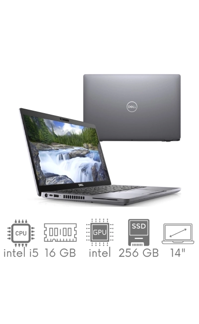 DELL Latitude 5410 i5-10210U 16GB 256 SSD 14" FHD 1920x1080 WiFi BT Kam Win11Pro Gw12mc