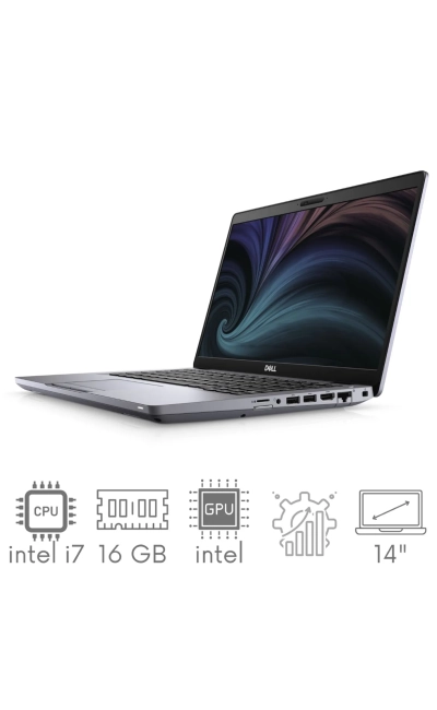 Dell Latitude 5411 i7-10850H 16GB 512SSD 14" FHD 1920x1080 WiFi BT Kam Win11pro GW12mc