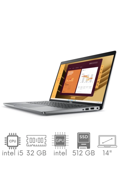 Dell Latitude 5450 Intel Core i5-1335U 32GB 512SSD 14" FHD 1920x1080 WiFi BT Win11Pro GW12mc