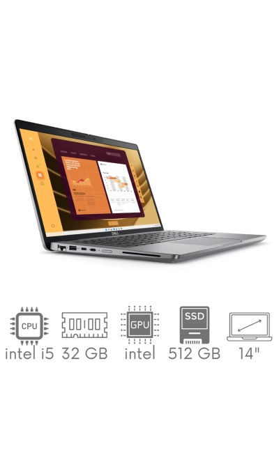 Dell Latitude 5450 Intel Core i5-1335U 32GB 512SSD 14" FHD 1920x1080 matt WiFi BT Kam win11pro GW12mc